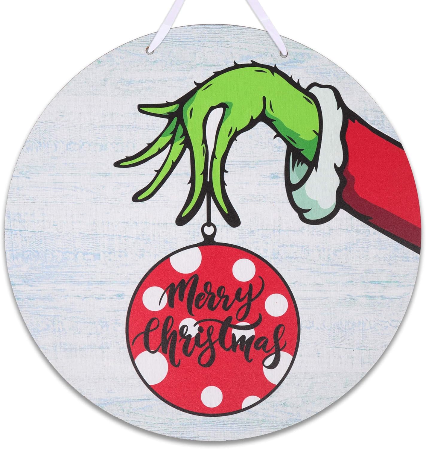 Amazon.com: Tbrand Grinch Decorations Christmas Grinch Wooden Door