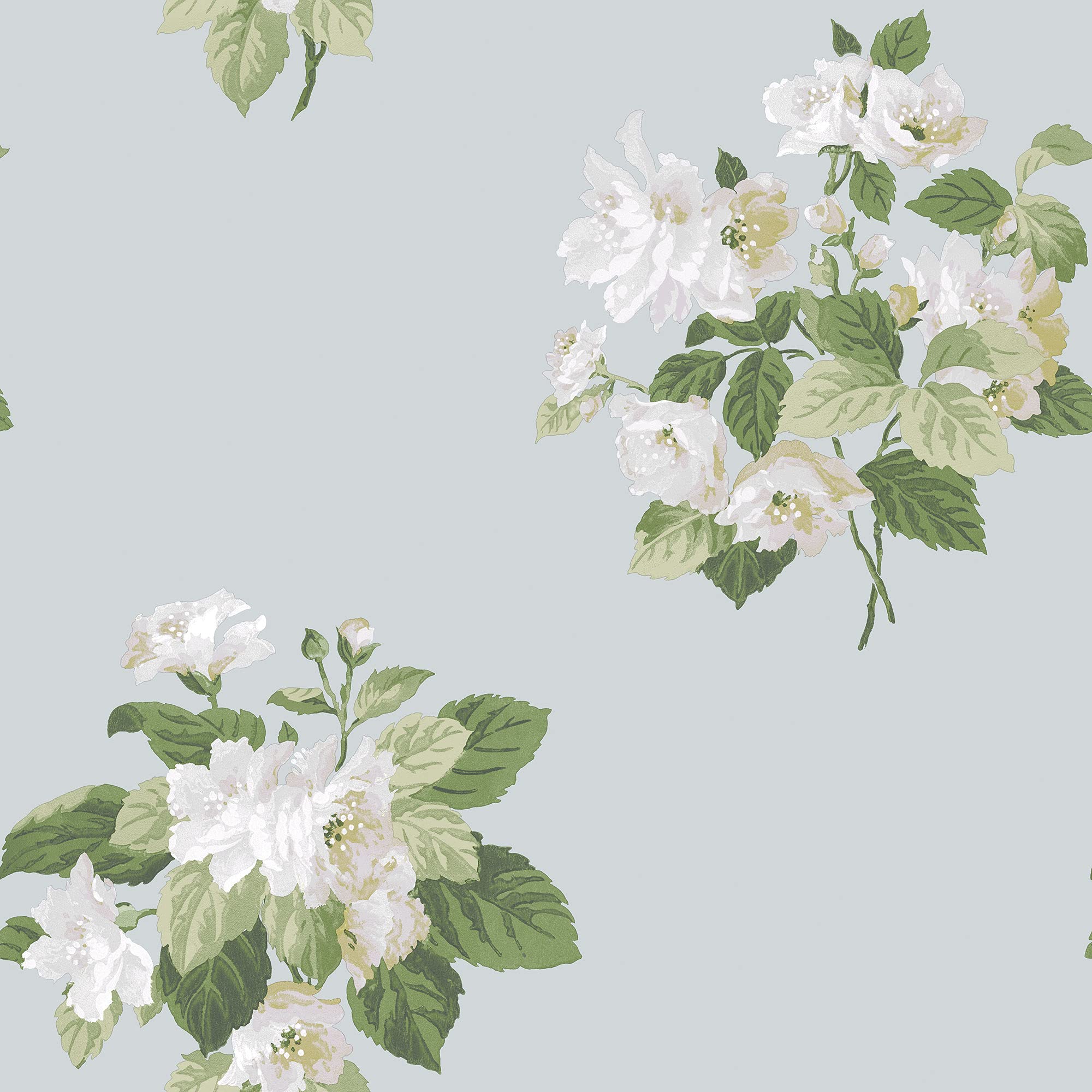 Galerie G78497 Secret Garden Classic Bouquet Wallpaper, Duck Egg/Cream, 10m x 53cm โ image 1