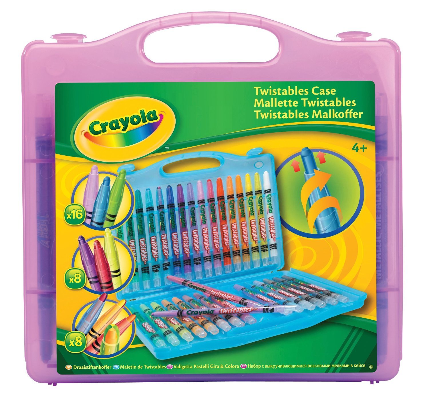 CRAYOLA Twistables Crayons Case (Case colour may vary)