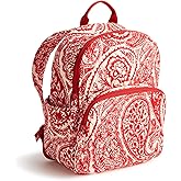 Vera Bradley Women's Premium Cotton Small Banbury Backpack, Paisley Key, One Size