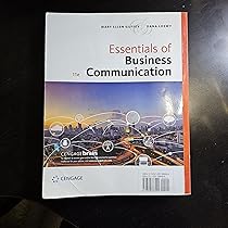 Essentials of Business Communication: Guffey, Mary Ellen, Loewy