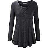 Cestyle Workout Tops for Women Yoga Tops Running Shirts Activewear Tee Shirt