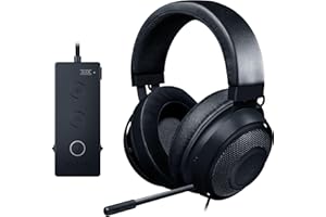 Razer Kraken Tournament Edition THX 7.1 Surround Sound Gaming Headset: Retractable Noise Cancelling Mic - USB DAC - For PC, PS4, PS5, Nintendo Switch, Xbox One, Xbox Series X & S, Mobile – Black