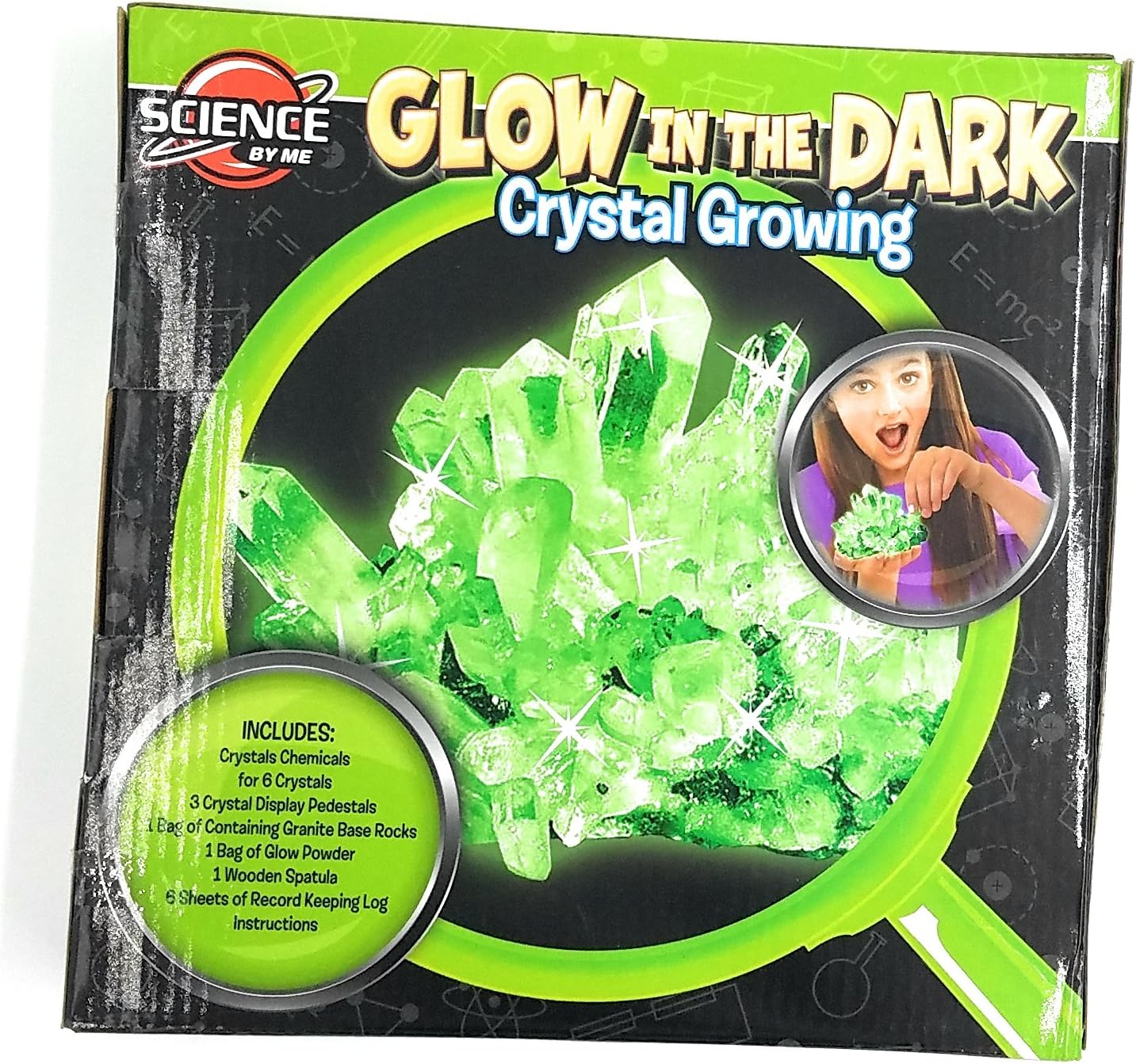 4square4life Glow in The Dark Crystal Grow Kit Science Experiment Project