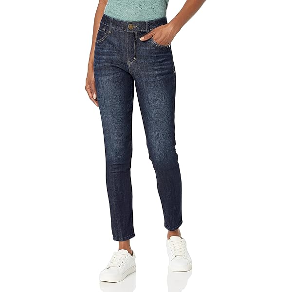 Democracy Jegging Jeans Donna Petite Vita Alta Modellante Ab Solution - Grigio, Taglia 8 Petite US - 65% Cotone