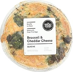 Whole Foods Market, Quiche Broccoli & Cheddar, 15 Ounce