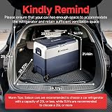 AAOBOSI 60L Dual Zone Car Fridge Portable Freezer 12/24V 100-240V WIFI view 4