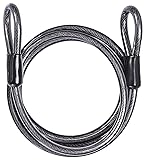 DELSWIN Security Steel Cable with Loops - 3/8 inch