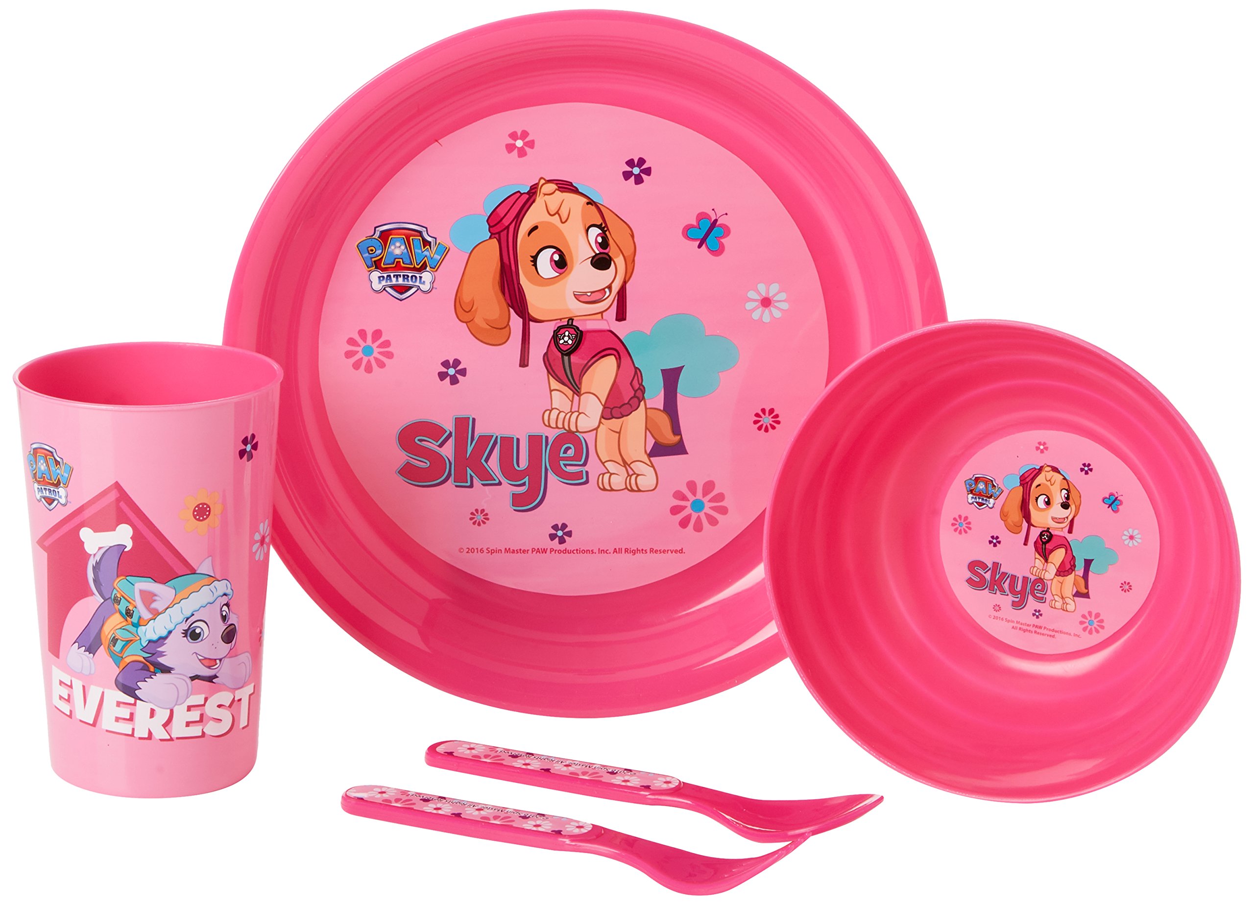 Paw Patrol 4620BL-5886 Breakfast/Lunch and Dinner Set, Pink