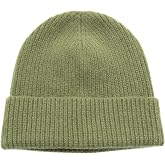 EILIZ 100% Wool Beanie Hat for Men Women, Thick Warm Winter Cap, Soft Natural Wool Watch Cap, Outdoor Breathability Comfort