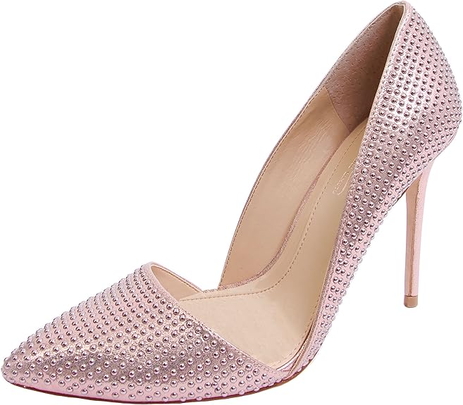 vince camuto gold pumps