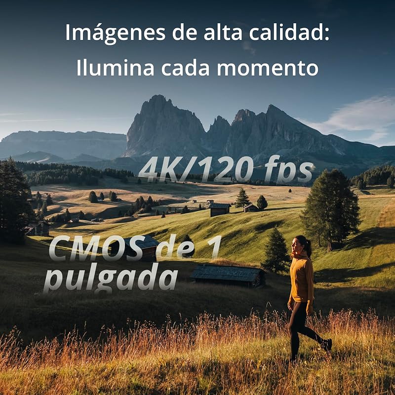 Osmo Pocket 3, cámara con CMOS 1'' y vídeo 4K/120 fps