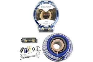 Blaupunkt AMK00 Car Audio Amplifier 0 Gauge Wiring Kit Blue