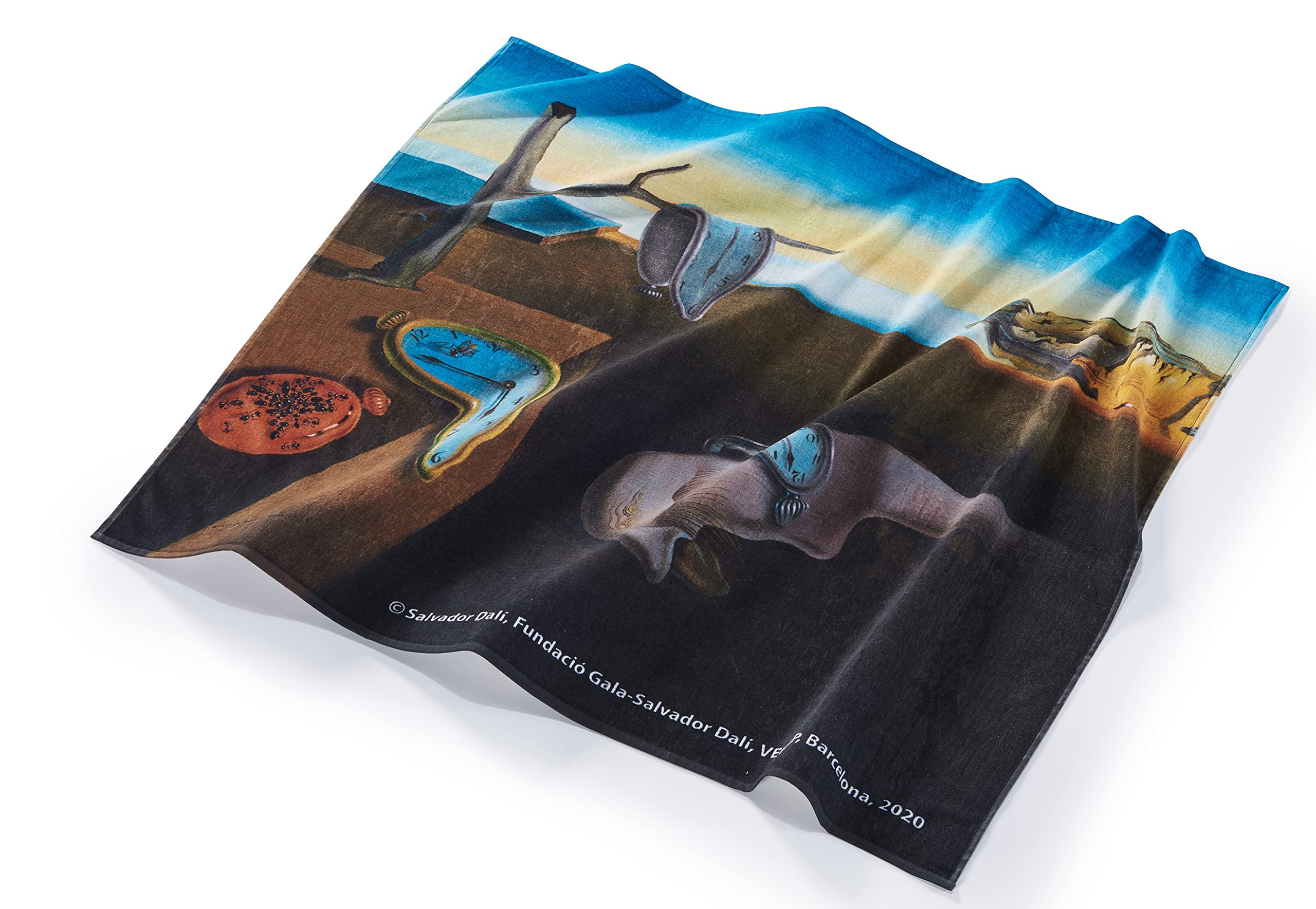 Musearta BT-SD-PM-V424346 Unisex Beach Towel with The Persistence of Memory by Artist Salvador Dalí Cotton 120 x 150 cm