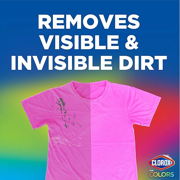 CLOROX 2 FOR COLORS – STAIN REMOVER AND COLOR BRIGHTENER, 88 OUNCES (PACKAGING MAY VARY)