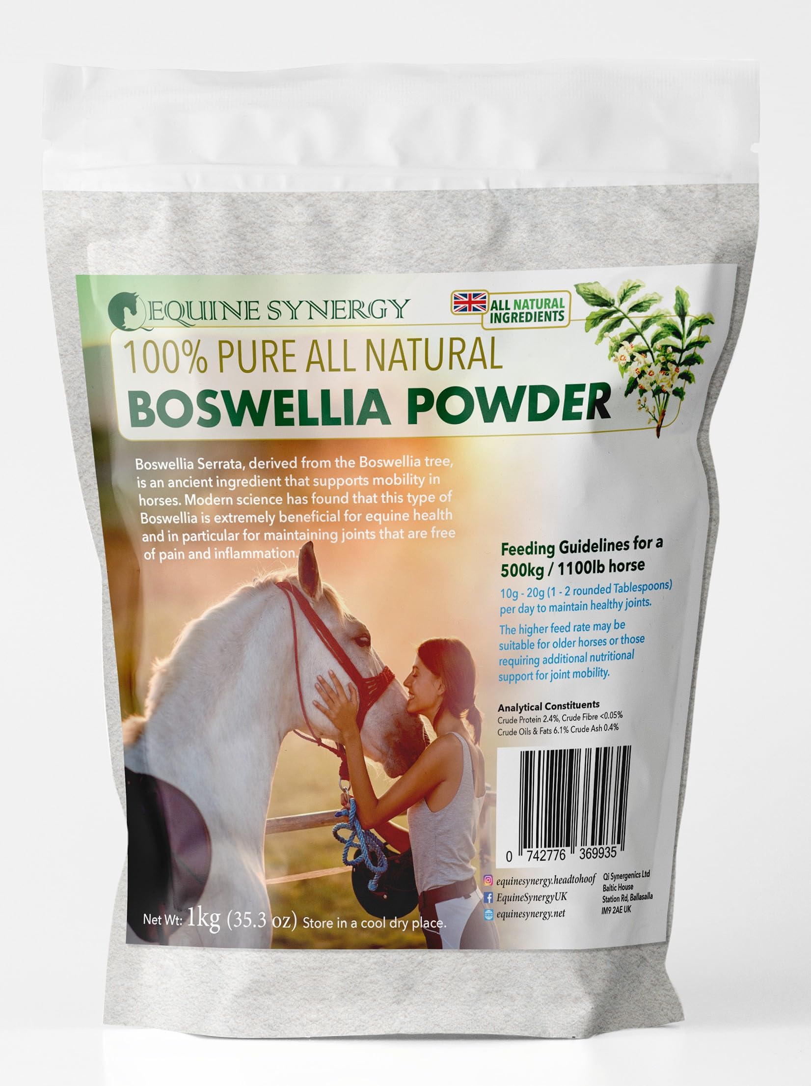 100% Pure All Natural Boswellia Powder 1kg to Maintain Healthy Joints, that are Free of Pain and Stiffness- High Levels of Boswellic Acids