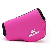 MegaGear MG064 Ultra Light Neoprene Camera Case Compatible with Sony Alpha A6400, A6500, A6300, A6000 (16-50 mm)-Hot Pink (MG066)