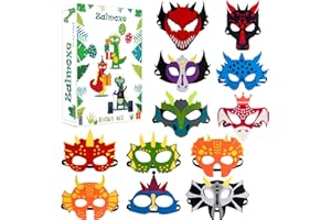 Zalmoxe Felt Masks for Kids Party Masks Birthday Masquerade Supplies Decorations Halloween Masks