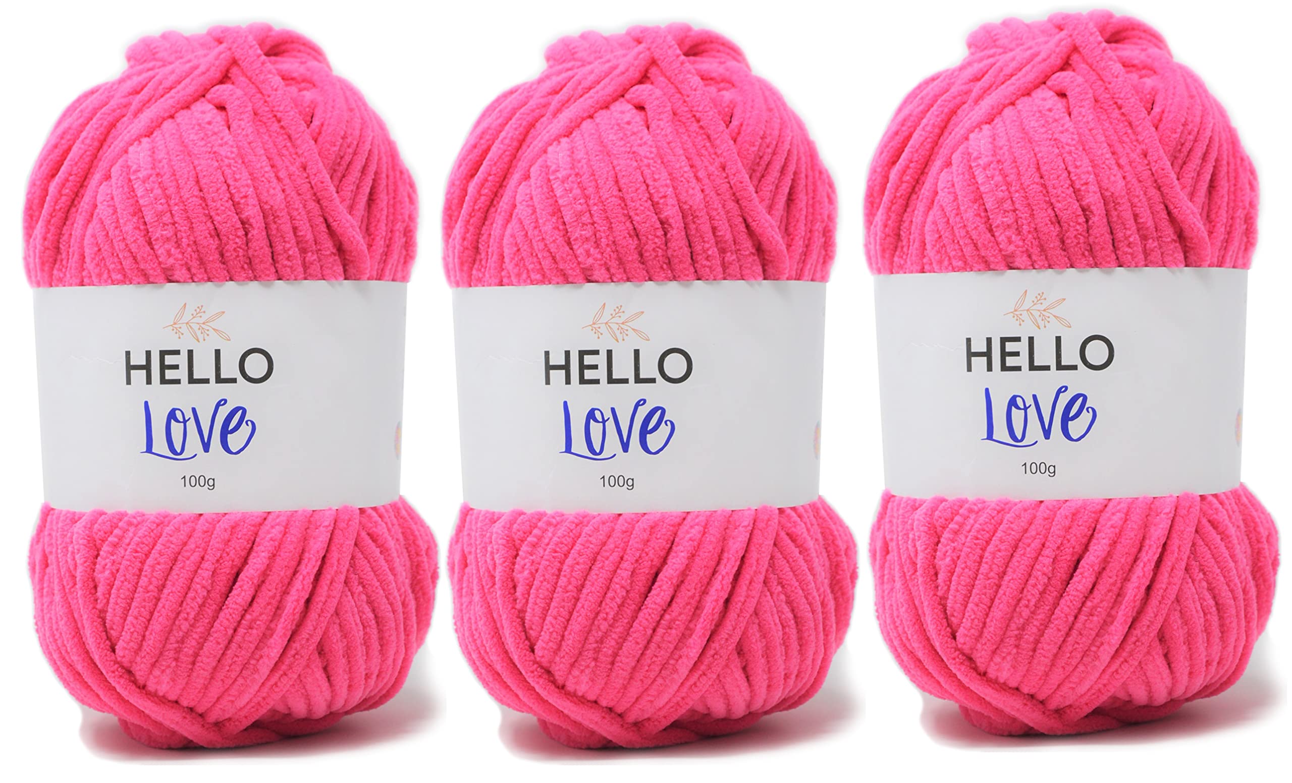 Hello Love - Baby Blanket Yarn 300g - Pinkie Pink