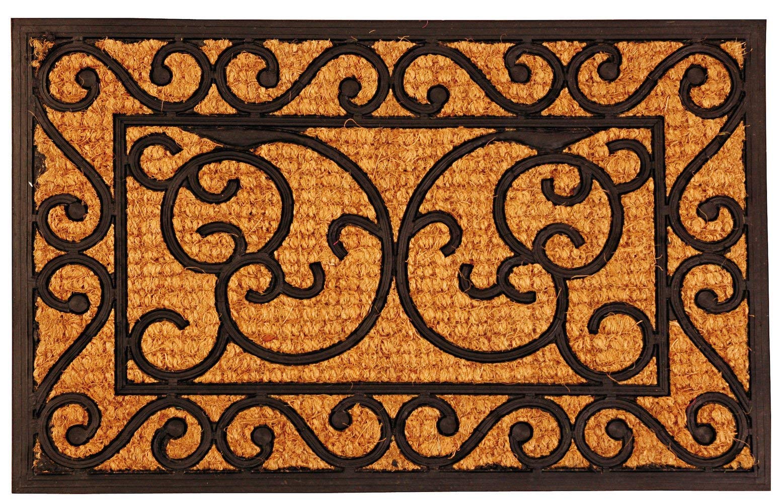 Esschert Design Esschert Design, Rubber doormat/cocos S, RB21, Rubber and coir, 75 x 45 cm, Brown
