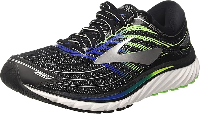 Brooks Men�s Glycerin 15 Athletic Running Shoes Black/Blue