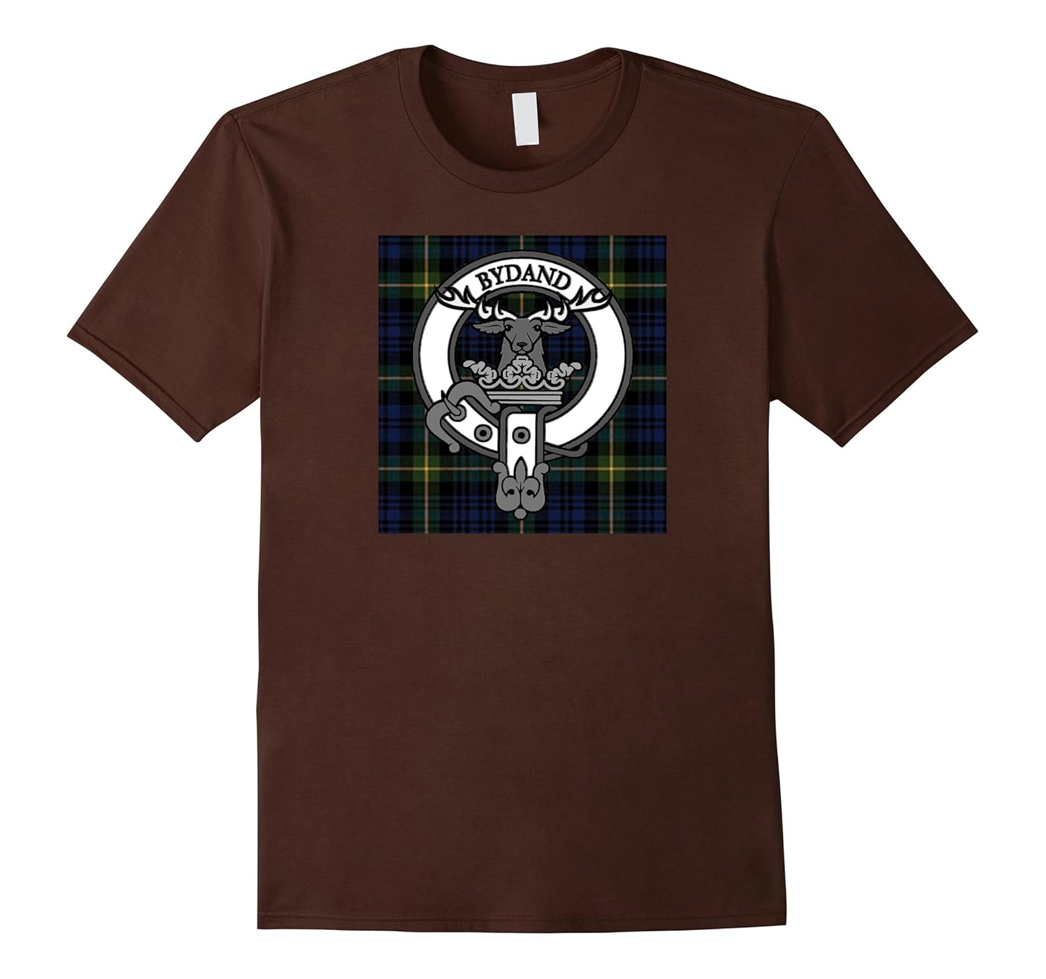 Scottish Tartan and Crest Tshirts for Clan Gordon-anz