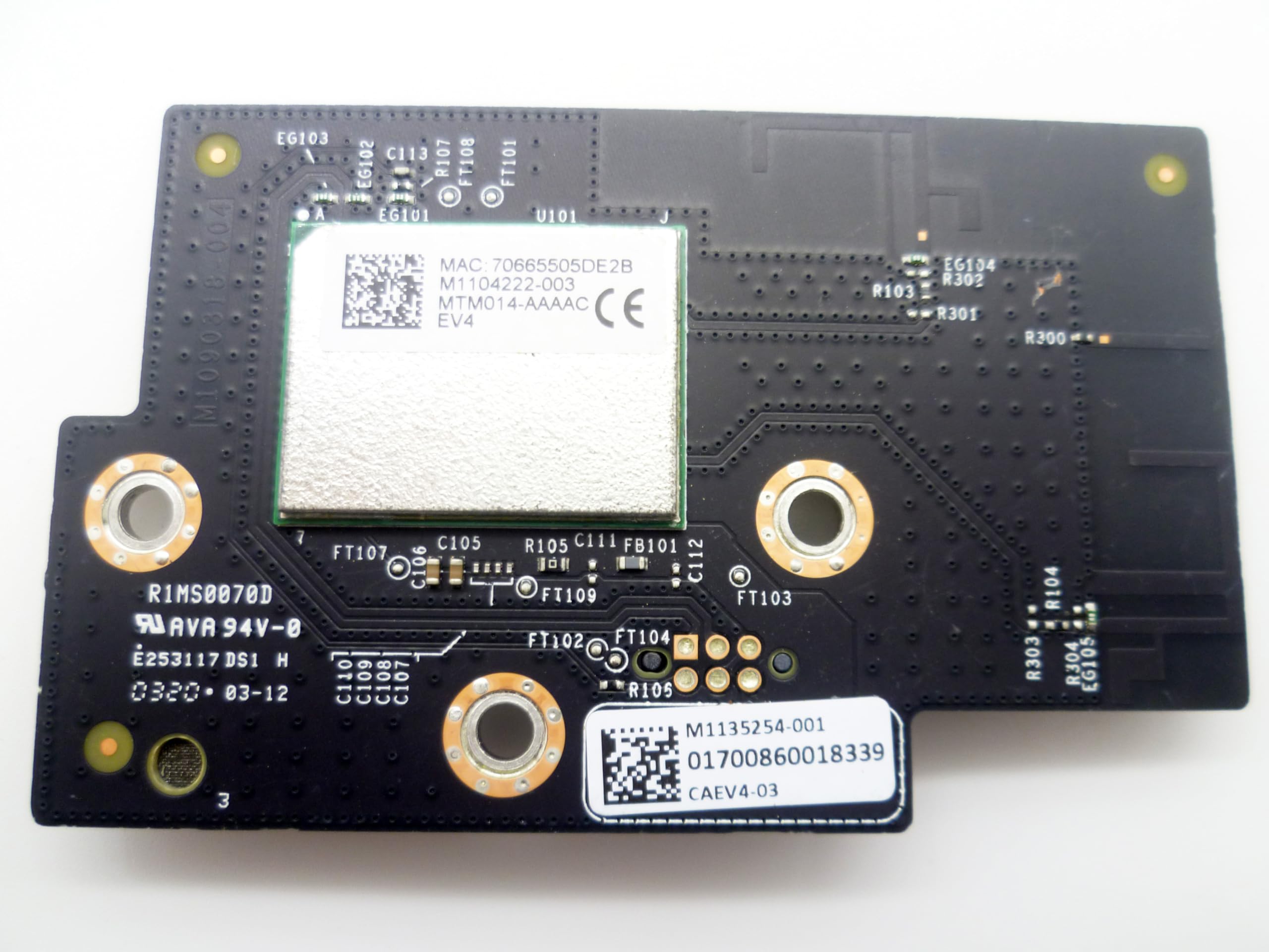 Wireless WiFi Bluetooth Module PCB Board 1884 Replacement Compatible with Microsoft Xbox Series S