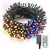 Brizled Christmas Lights, 65.67ft 200 LED Color