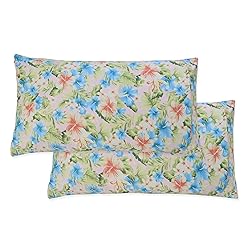 Elegant Comfort Ultra Soft Set of 2 Floral Print