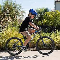 Ecarpat 24 Inch Mountain Bike, Dual Full Suspension