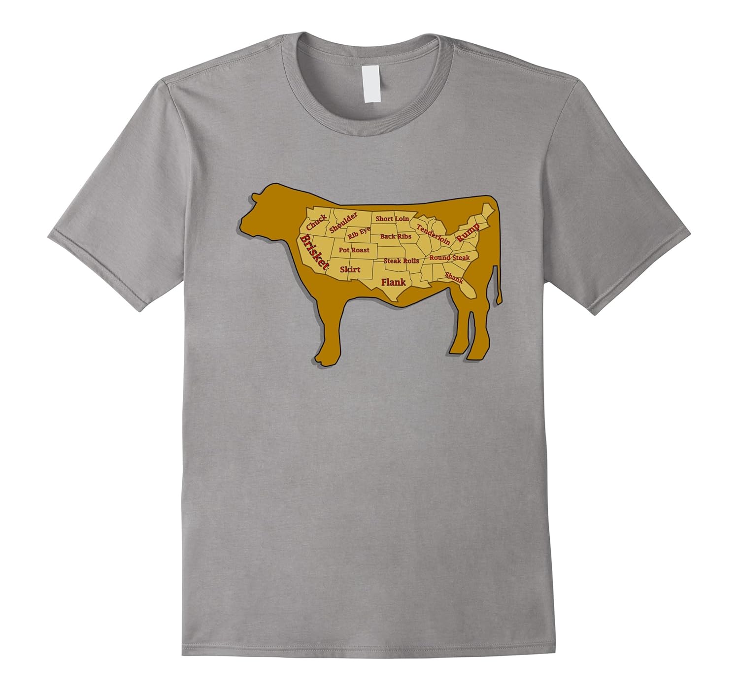 Butcher Cow Parts Steak Tshirt Men Women Kids4LVS