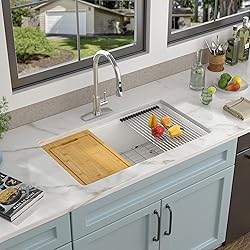 33 Granite Composite Kitchen Sink - Fulorni 33x19
