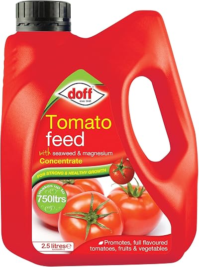 Doff Tomato Feed 2.5 Litre - Liquid Plant Food with Seaweed & Mg 4:5:9