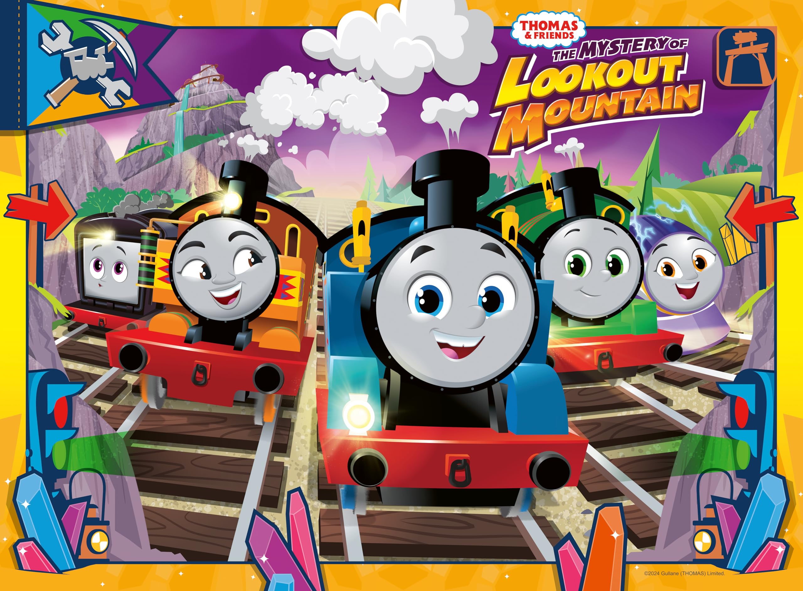 Ravensburger Thomas The Tank Engine & Friends - My First Floor Jigsaw Puzzles for Toddlers Age 2 Years Up (24 Months) - 16 Pieces