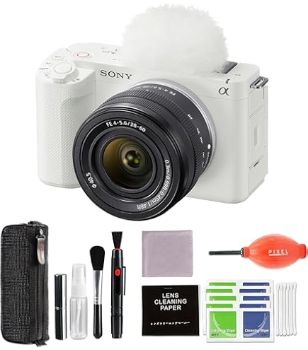 SONY ZV-E1 ホワイト Sony ZV-E1 Mirrorless Camera with 28-60mm Lens (White) by Sony at