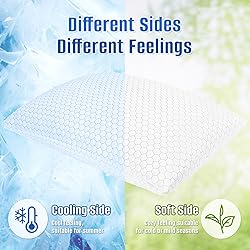 CushyOasis Shredded Memory Foam Pillow for