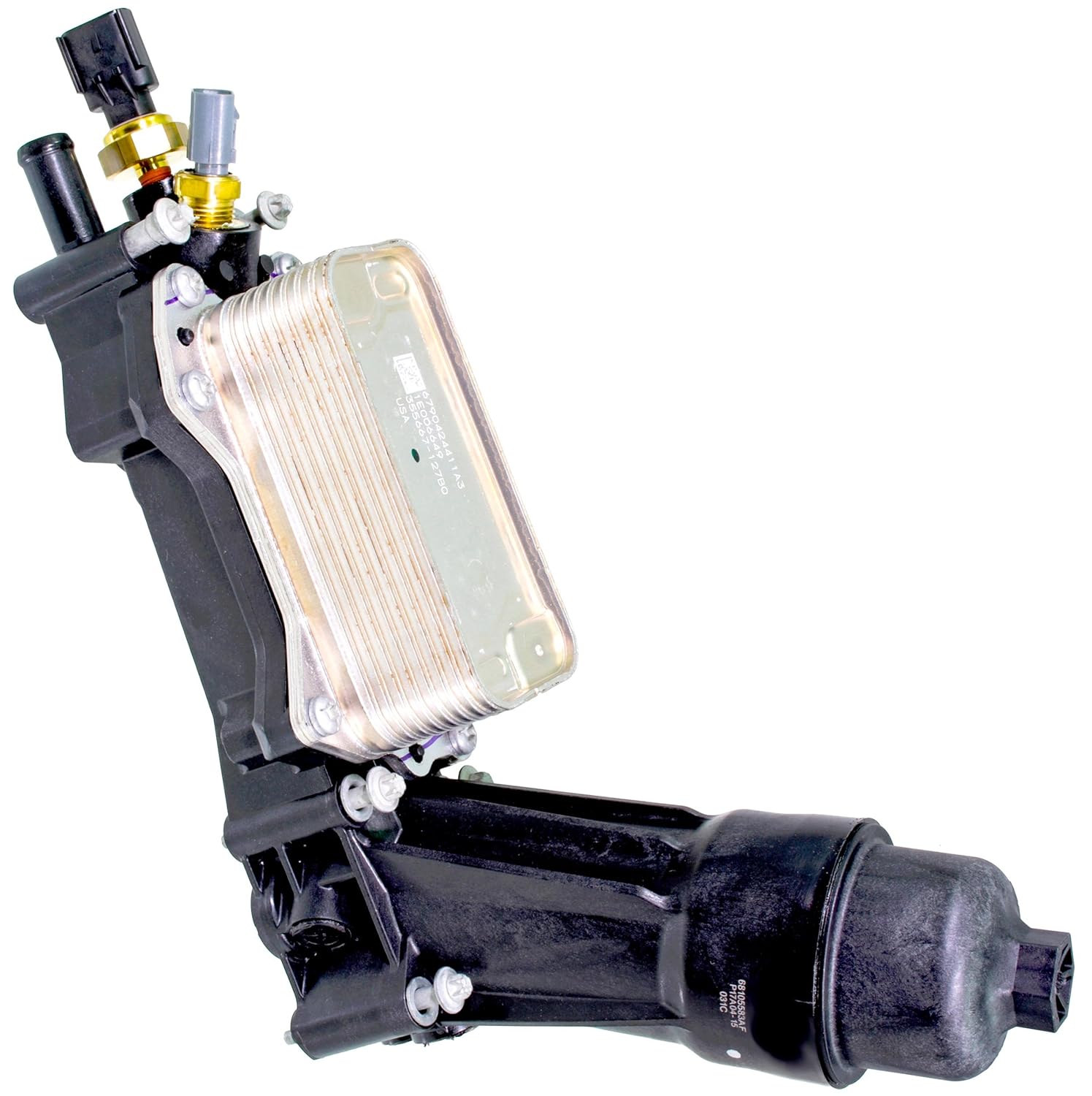 Bypass Valve APDTY 133940 Engine Oil Filter Cooler Housing Assembly