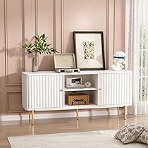 Amazon.com: ARTPOWER 55” Fluted TV Stand, Mid Century Modern