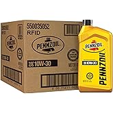 Pennzoil 10W-30 Motor Oil, 1 Quart (6 Pack)