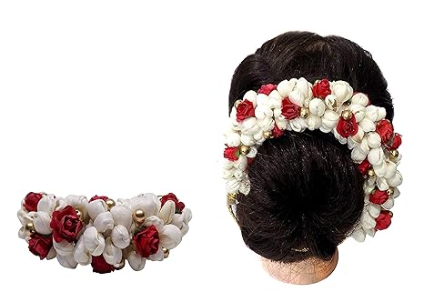 Pelo Gajra Hair Accessories Bridal Gajra For Hair Hair Bun