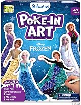 Skillmatics Poke-in Art Disney Frozen Craft Kit – Elsa & Anna, Mess-Free