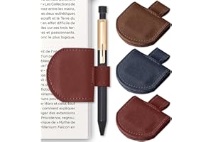 SESENSE Magnetic Pen Loop Holder Set - 3 Pcs Magnetic Pencil Holder for Notebooks, Journals, Calendars, Standard Size