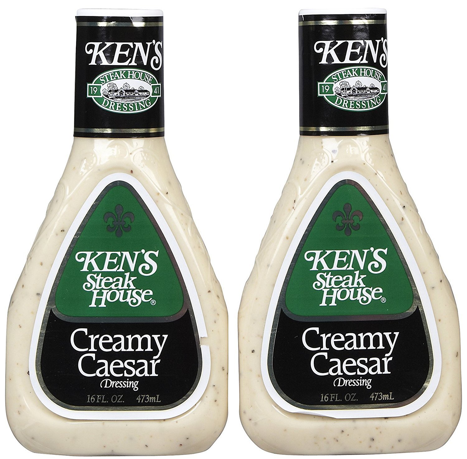 Ken's Steak House Creamy Caesar Dressing 16 0z. 2 Pack Buy Online in