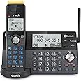 VTech IS8128-11 Super Long Range DECT 6.0 Cordless Phone for Home with Answering Machine, 2300 ft Range, Call Blocking, Bluetooth Connect to Cell, Intercom