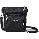 Baggallini Modern Pocket Crossbody Bag for Women, 8.5"x8.5" Handbag Purse with RFID, Lightweight Water-Resistant