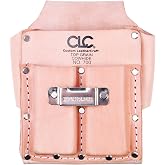 CLC Custom Leathercraft 700 Tool Pouch, Heavy Duty, 5-Pocket, Tan