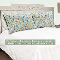Elegant Comfort Ultra Soft Set of 2 Floral Print