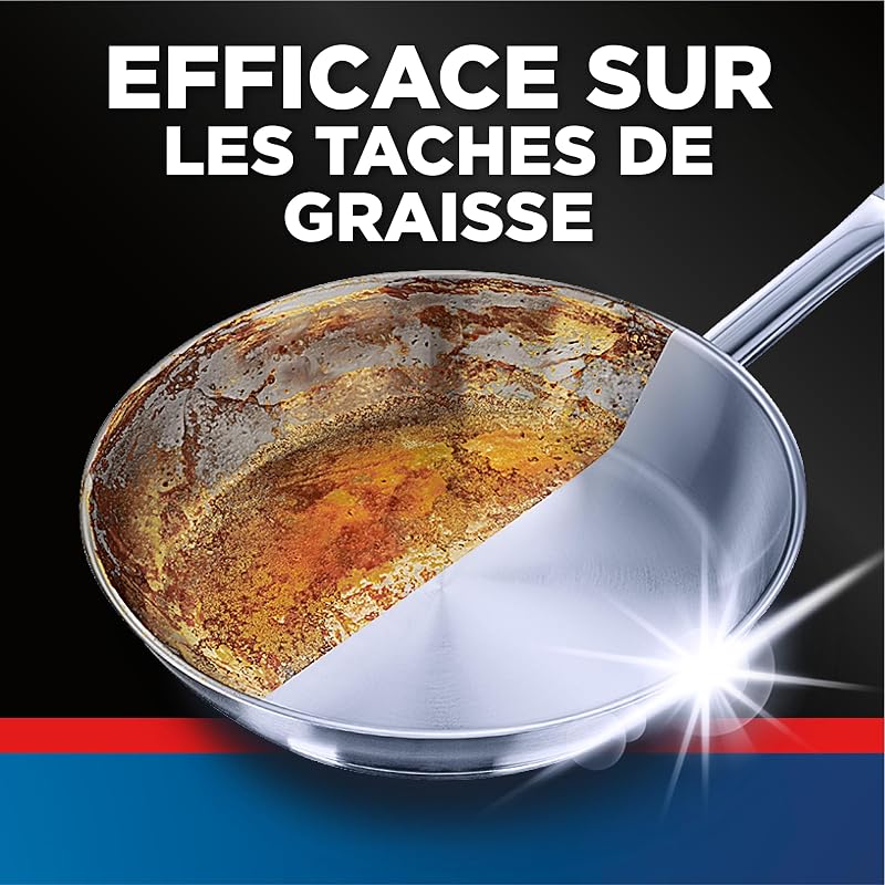 Ultimate Infinity Shine Pastilles Lave-Vaisselle, Imbattable contre les taches tenaces, 80 capsules