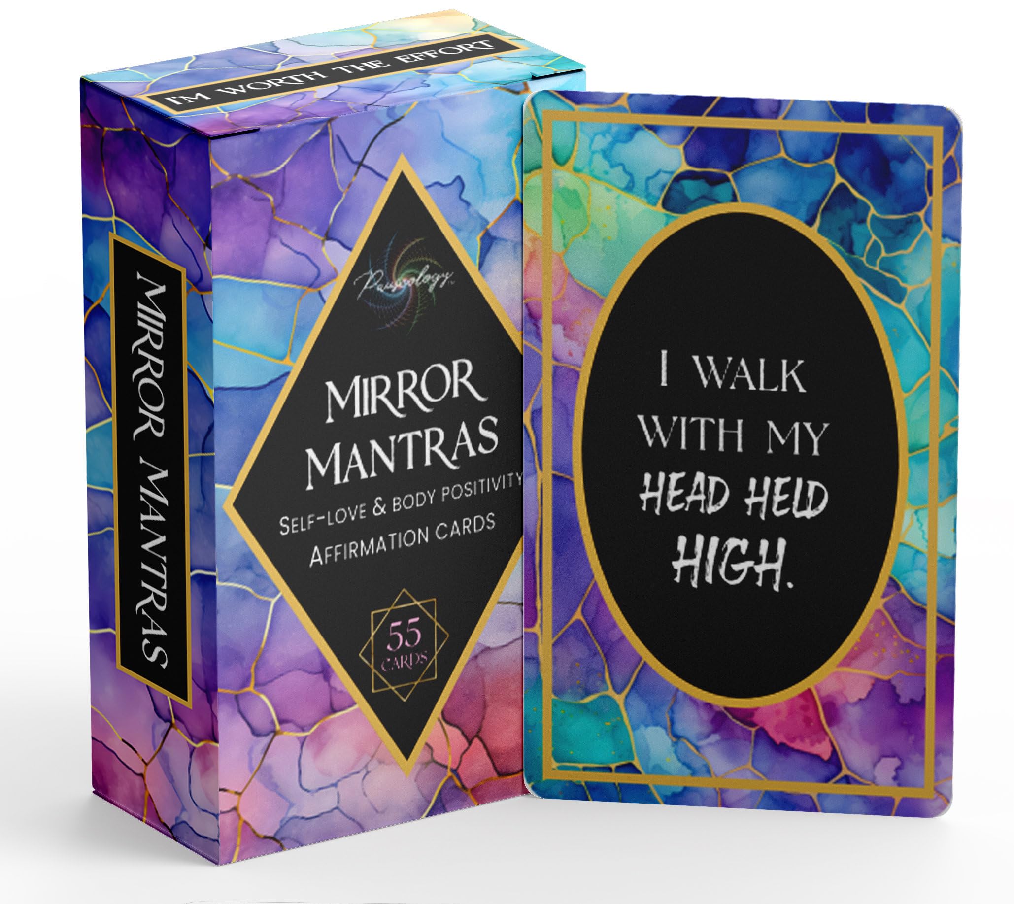 Photo 1 of ***FACTORY SEALED***Mirror Mantra Affirmation Cards for Women - Body Positivity, Self-Love, Empowerment, Confidence, and Personal Growth + Development, Palm Sized and Colorful. Perfect for Retreats!