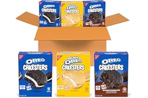 OREO Cakesters Soft Snack Cakes Variety Pack, 3-5 Count Packs (15 Total Snack Packs, 5 Per Flavor)